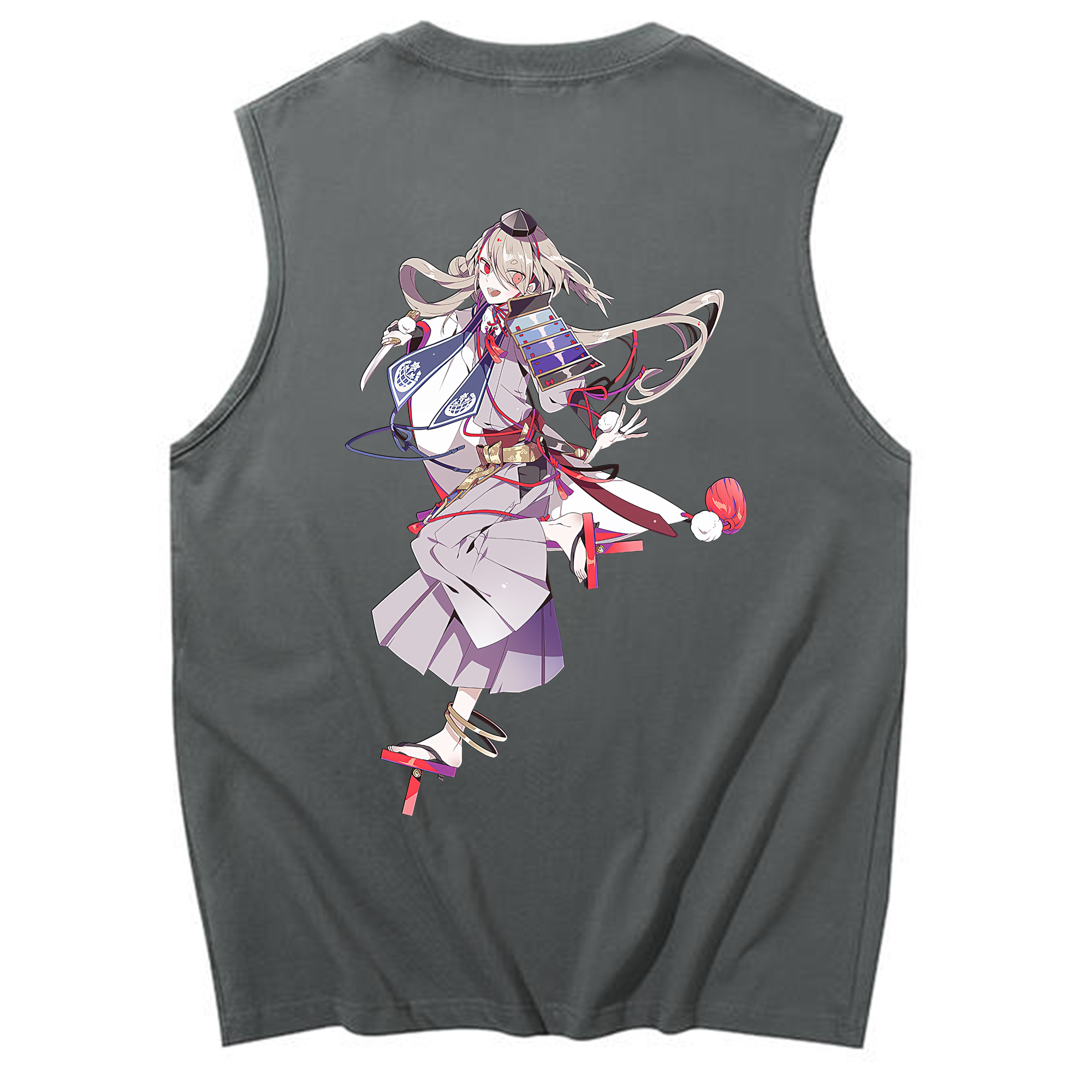 （画像用） 刀剣乱舞 Touken Ranbu コットン100％タンクトップ（背面プリント）